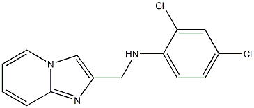 2,4-dichloro-N-{imidazo[1,2-a]pyridin-2-ylmethyl}aniline Structure