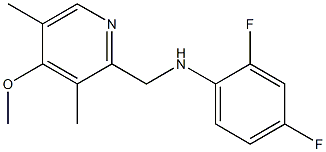 2,4-difluoro-N-[(4-methoxy-3,5-dimethylpyridin-2-yl)methyl]aniline