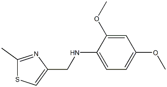2,4-dimethoxy-N-[(2-methyl-1,3-thiazol-4-yl)methyl]aniline