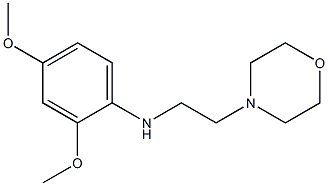 2,4-dimethoxy-N-[2-(morpholin-4-yl)ethyl]aniline 结构式