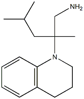 2,4-dimethyl-2-(1,2,3,4-tetrahydroquinolin-1-yl)pentan-1-amine Structure