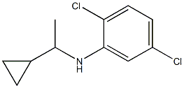 2,5-dichloro-N-(1-cyclopropylethyl)aniline,,结构式