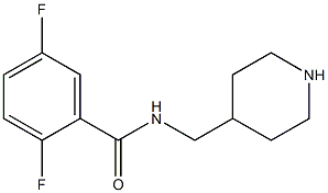 2,5-difluoro-N-(piperidin-4-ylmethyl)benzamide