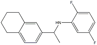 2,5-difluoro-N-[1-(5,6,7,8-tetrahydronaphthalen-2-yl)ethyl]aniline|