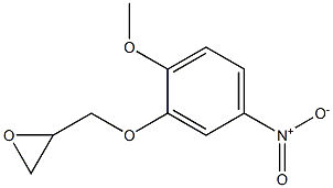 2-[(2-methoxy-5-nitrophenoxy)methyl]oxirane Struktur