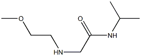  2-[(2-methoxyethyl)amino]-N-(propan-2-yl)acetamide