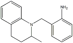 2-[(2-methyl-1,2,3,4-tetrahydroquinolin-1-yl)methyl]aniline,,结构式