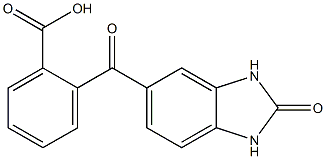 2-[(2-oxo-2,3-dihydro-1H-1,3-benzodiazol-5-yl)carbonyl]benzoic acid Structure