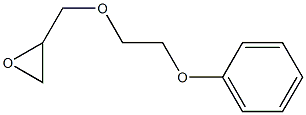 2-[(2-phenoxyethoxy)methyl]oxirane,,结构式