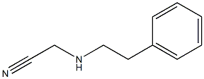2-[(2-phenylethyl)amino]acetonitrile,,结构式