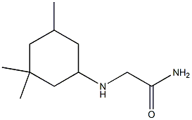 2-[(3,3,5-trimethylcyclohexyl)amino]acetamide 结构式