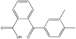 2-[(3,4-dimethylphenyl)carbonyl]benzoic acid,,结构式