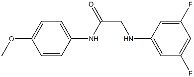 2-[(3,5-difluorophenyl)amino]-N-(4-methoxyphenyl)acetamide