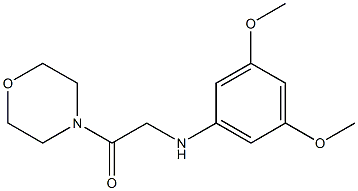2-[(3,5-dimethoxyphenyl)amino]-1-(morpholin-4-yl)ethan-1-one Structure