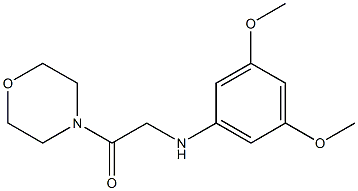  2-[(3,5-dimethoxyphenyl)amino]-1-(morpholin-4-yl)ethan-1-one