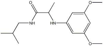 2-[(3,5-dimethoxyphenyl)amino]-N-(2-methylpropyl)propanamide