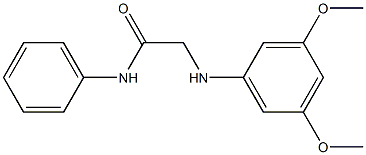 2-[(3,5-dimethoxyphenyl)amino]-N-phenylacetamide Structure