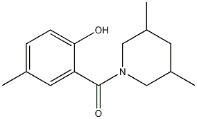 2-[(3,5-dimethylpiperidin-1-yl)carbonyl]-4-methylphenol