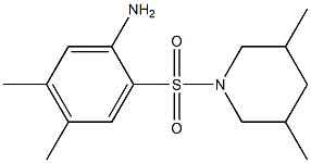 2-[(3,5-dimethylpiperidine-1-)sulfonyl]-4,5-dimethylaniline