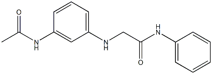 2-[(3-acetamidophenyl)amino]-N-phenylacetamide