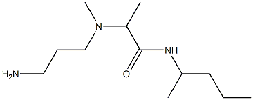 2-[(3-aminopropyl)(methyl)amino]-N-(pentan-2-yl)propanamide