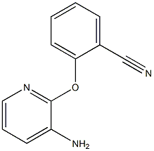 2-[(3-aminopyridin-2-yl)oxy]benzonitrile Structure