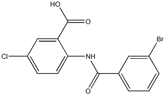 2-[(3-bromobenzene)amido]-5-chlorobenzoic acid|