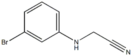 2-[(3-bromophenyl)amino]acetonitrile Structure