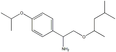  2-[(4-methylpentan-2-yl)oxy]-1-[4-(propan-2-yloxy)phenyl]ethan-1-amine