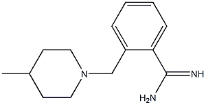  2-[(4-methylpiperidin-1-yl)methyl]benzenecarboximidamide