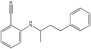  2-[(4-phenylbutan-2-yl)amino]benzonitrile