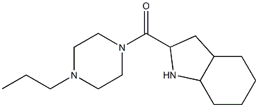 2-[(4-propylpiperazin-1-yl)carbonyl]octahydro-1H-indole|