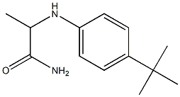 2-[(4-tert-butylphenyl)amino]propanamide Structure