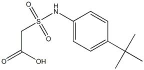  2-[(4-tert-butylphenyl)sulfamoyl]acetic acid