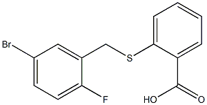 2-[(5-bromo-2-fluorobenzyl)thio]benzoic acid