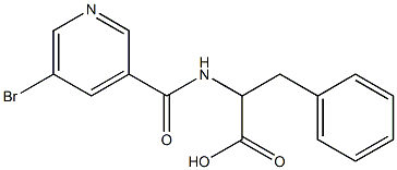 2-[(5-bromopyridin-3-yl)formamido]-3-phenylpropanoic acid