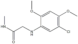 2-[(5-chloro-2,4-dimethoxyphenyl)amino]-N-methylacetamide