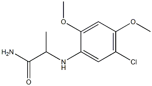 2-[(5-chloro-2,4-dimethoxyphenyl)amino]propanamide