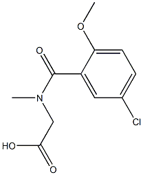 2-[(5-chloro-2-methoxyphenyl)-N-methylformamido]acetic acid