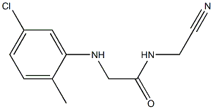 2-[(5-chloro-2-methylphenyl)amino]-N-(cyanomethyl)acetamide
