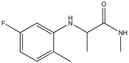 2-[(5-fluoro-2-methylphenyl)amino]-N-methylpropanamide