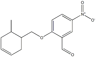 2-[(6-methylcyclohex-3-en-1-yl)methoxy]-5-nitrobenzaldehyde