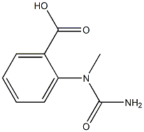 2-[(aminocarbonyl)(methyl)amino]benzoic acid,,结构式