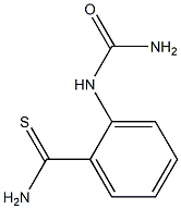 2-[(aminocarbonyl)amino]benzenecarbothioamide 化学構造式