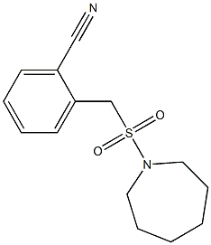 2-[(azepane-1-sulfonyl)methyl]benzonitrile