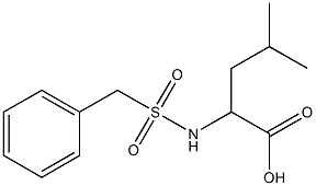  2-[(benzylsulfonyl)amino]-4-methylpentanoic acid