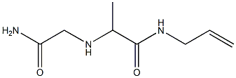 2-[(carbamoylmethyl)amino]-N-(prop-2-en-1-yl)propanamide|