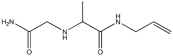  2-[(carbamoylmethyl)amino]-N-(prop-2-en-1-yl)propanamide