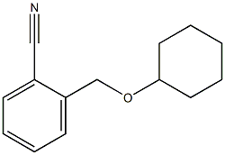 2-[(cyclohexyloxy)methyl]benzonitrile Structure