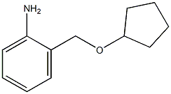2-[(cyclopentyloxy)methyl]aniline Struktur